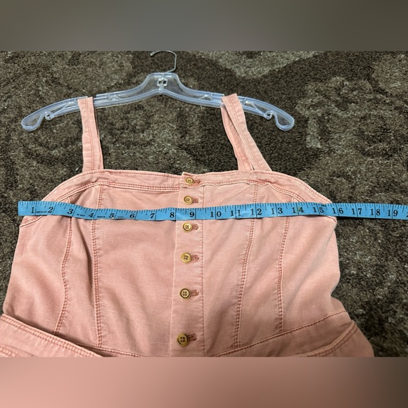 Anthropologie Pink Strapless Jumpsuit - Picture 5 of 14